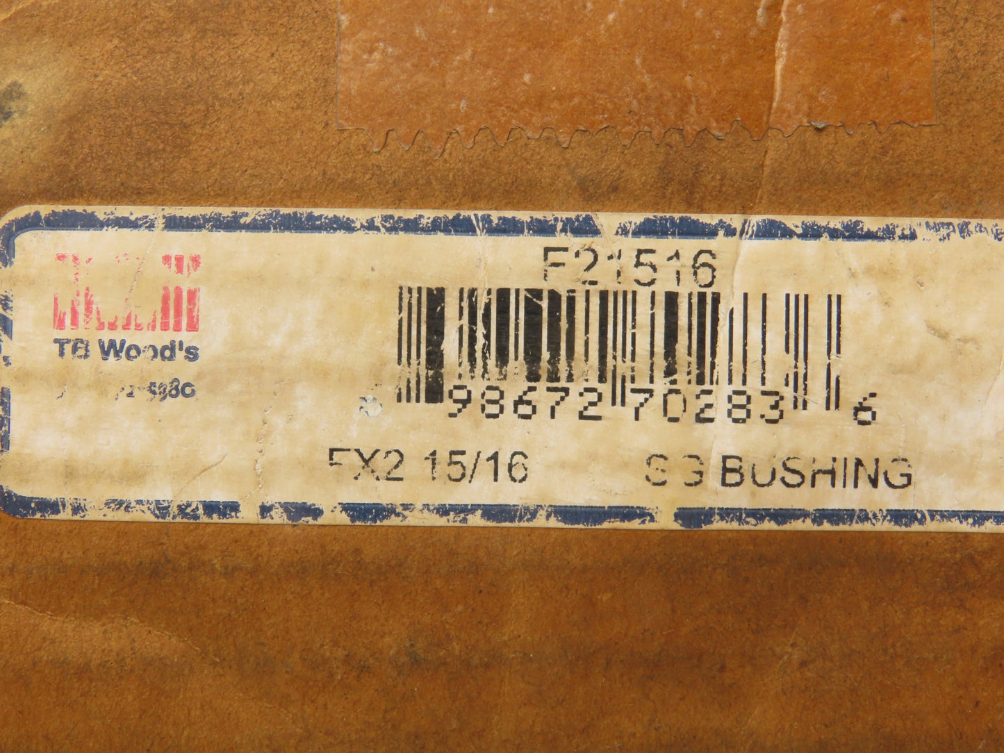 Dodge F21516 QD Bushing F Series 2-5/16" Bore 6.625 Flange OD 3.625" LTB