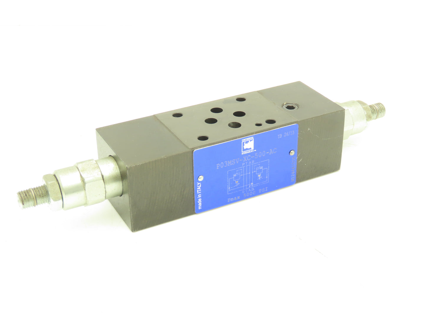 Continental P03MSVXC500AC Hydraulic Pilot Operated Pressure Relief Valve 5000PSI