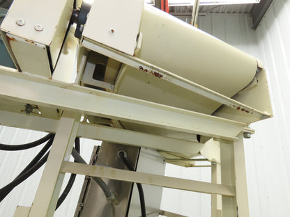 Jantec PTM 90 Deg Curve Portable Conveyor 16" Belt 480V 3PH Variable Speed 45FPM