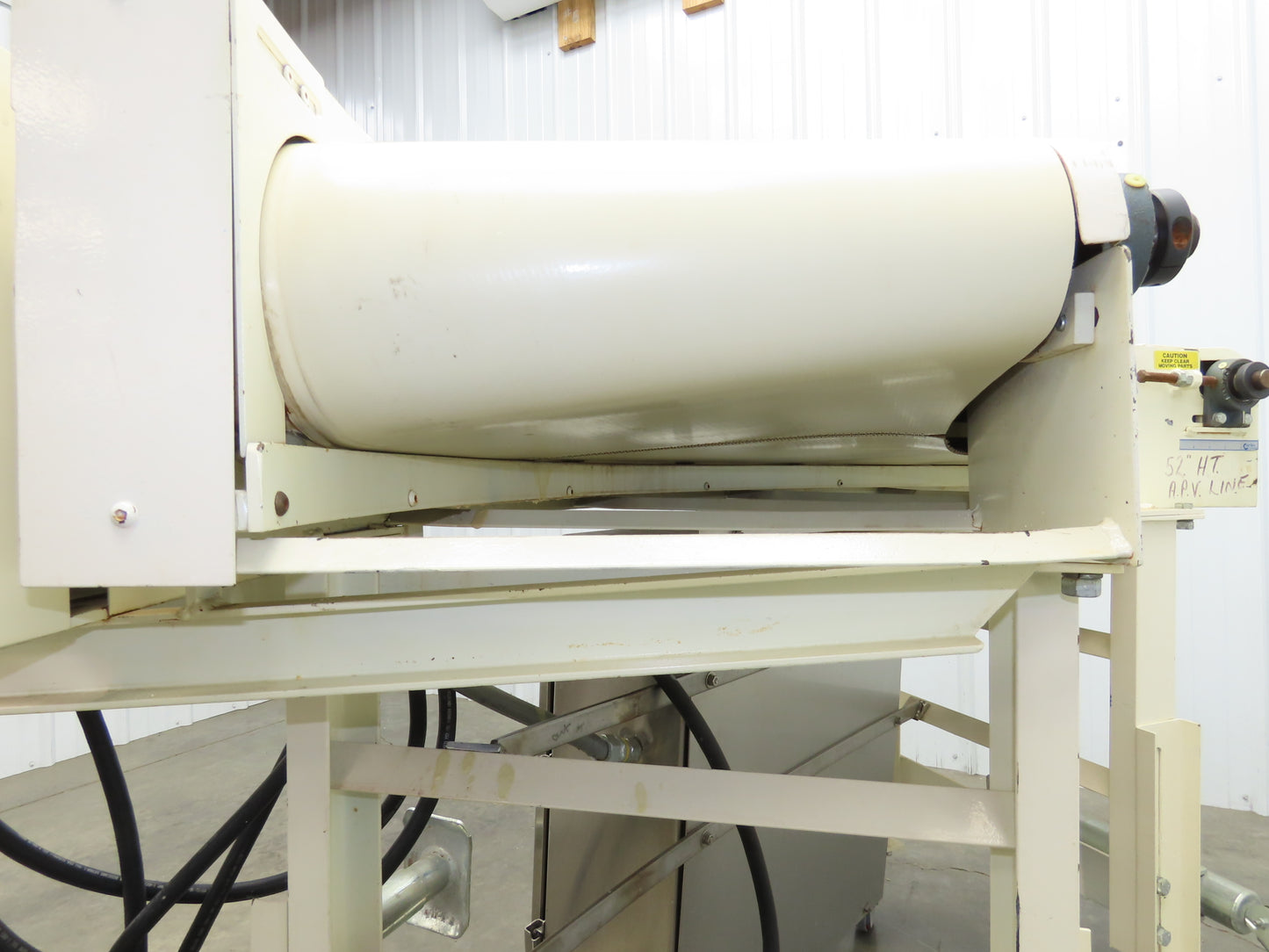 Jantec PTM 90 Deg Curve Portable Conveyor 16" Belt 480V 3PH Variable Speed 45FPM