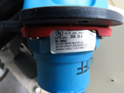 Jantec PTM 90 Deg Curve Portable Conveyor 16" Belt 480V 3PH Variable Speed 45FPM