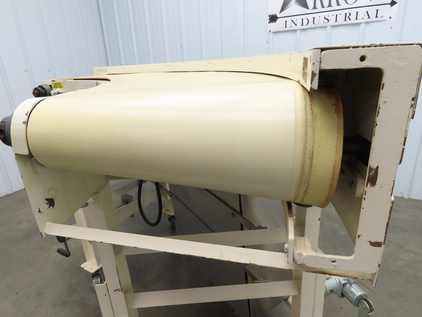 Jantec PTM 90 Deg Curve Portable Conveyor 16" Belt 480V 3PH Variable Speed 45FPM