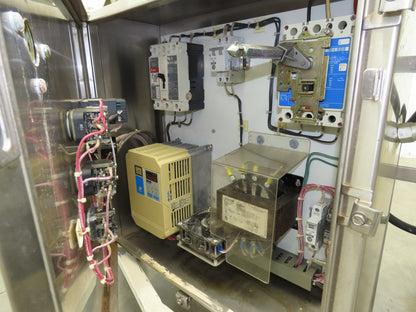 Jantec PTM 90 Deg Curve Portable Conveyor 16" Belt 480V 3PH Variable Speed 45FPM