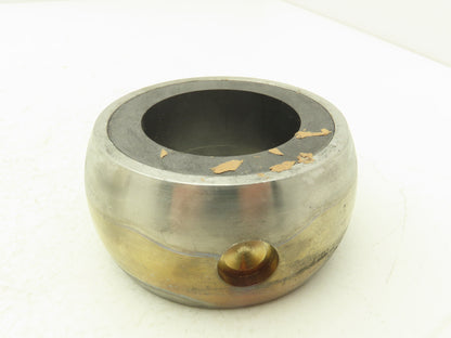 Metallized Carbon 600-2 Carbon Flange Bearing 2.158" Bore 1-7/8" LTB  SS Flange