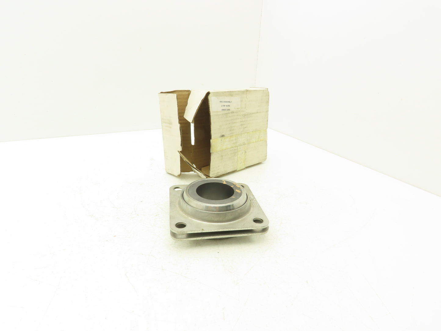 Metallized Carbon 600-2 Carbon Flange Bearing 2.158" Bore 1-7/8" LTB  SS Flange