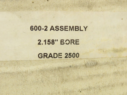 Metallized Carbon 600-2 Carbon Flange Bearing 2.158" Bore 1-7/8" LTB  SS Flange