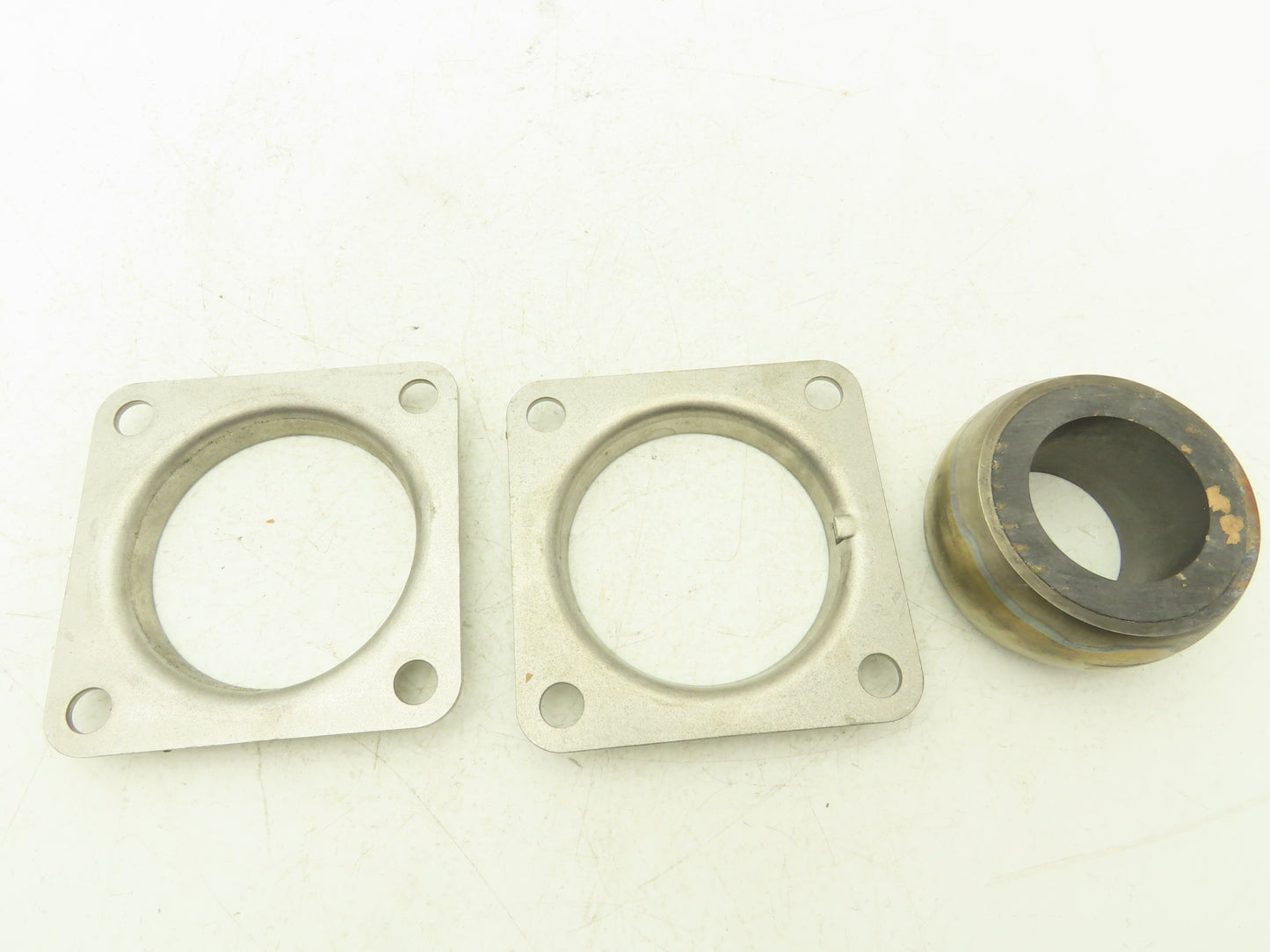 Metallized Carbon 600-2 Carbon Flange Bearing 2.158" Bore 1-7/8" LTB  SS Flange