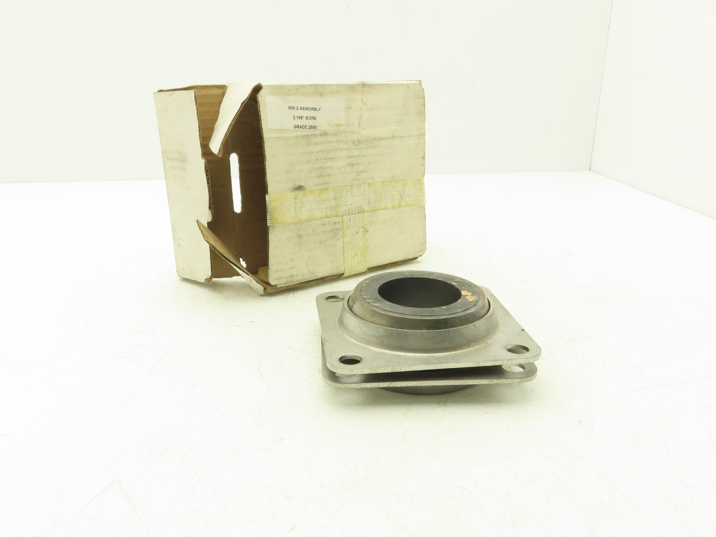 Metallized Carbon 600-2 Carbon Flange Bearing 2.158" Bore 1-7/8" LTB  SS Flange