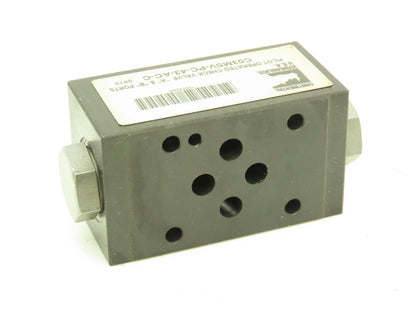 Continental C03MSV-PC-43-AC-C Hydraulic Pilot Operated Check Valve 5000PSI MAX