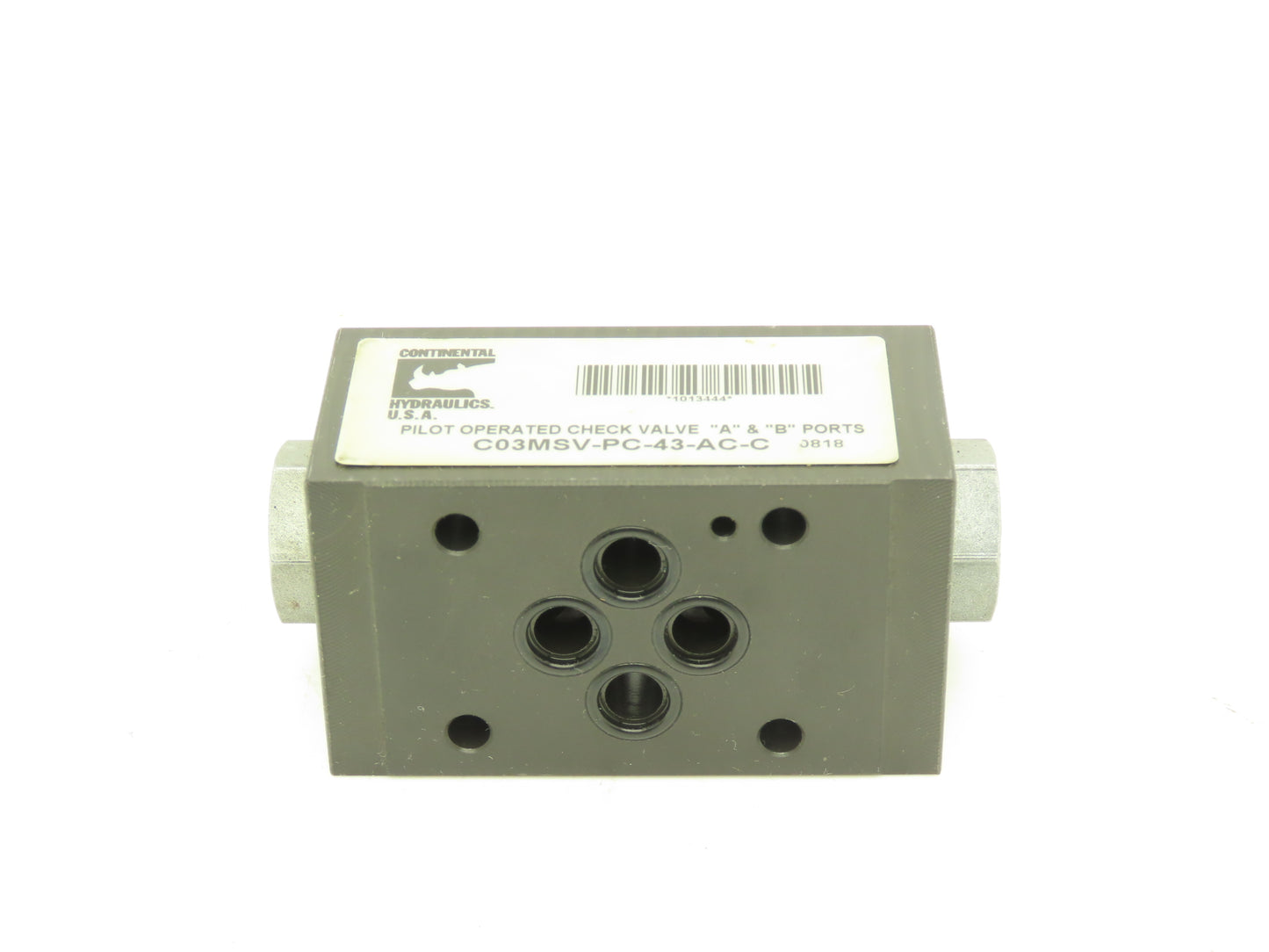 Continental C03MSV-PC-43-AC-C Hydraulic Pilot Operated Check Valve 5000PSI MAX