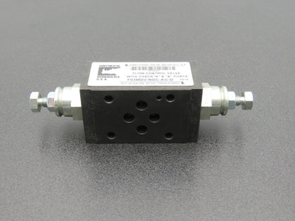 Continental F03MSV-NDC-AC-D Hydraulic A&B Port Flow Control Valve 5000PSI MAX