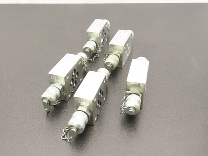 Daman AD03TPAB4S D03 A & B Port Tapping Plate SAE #4 With Lot of 5