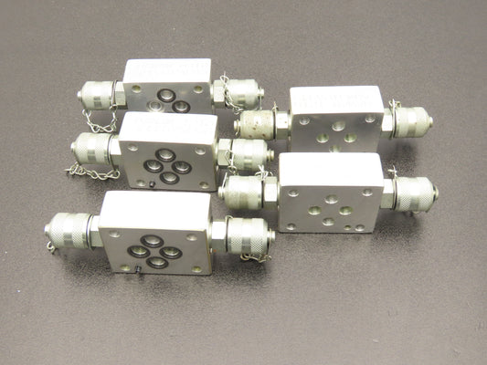 Daman AD03TPAB4S D03 A & B Port Tapping Plate SAE #4 With Lot of 5