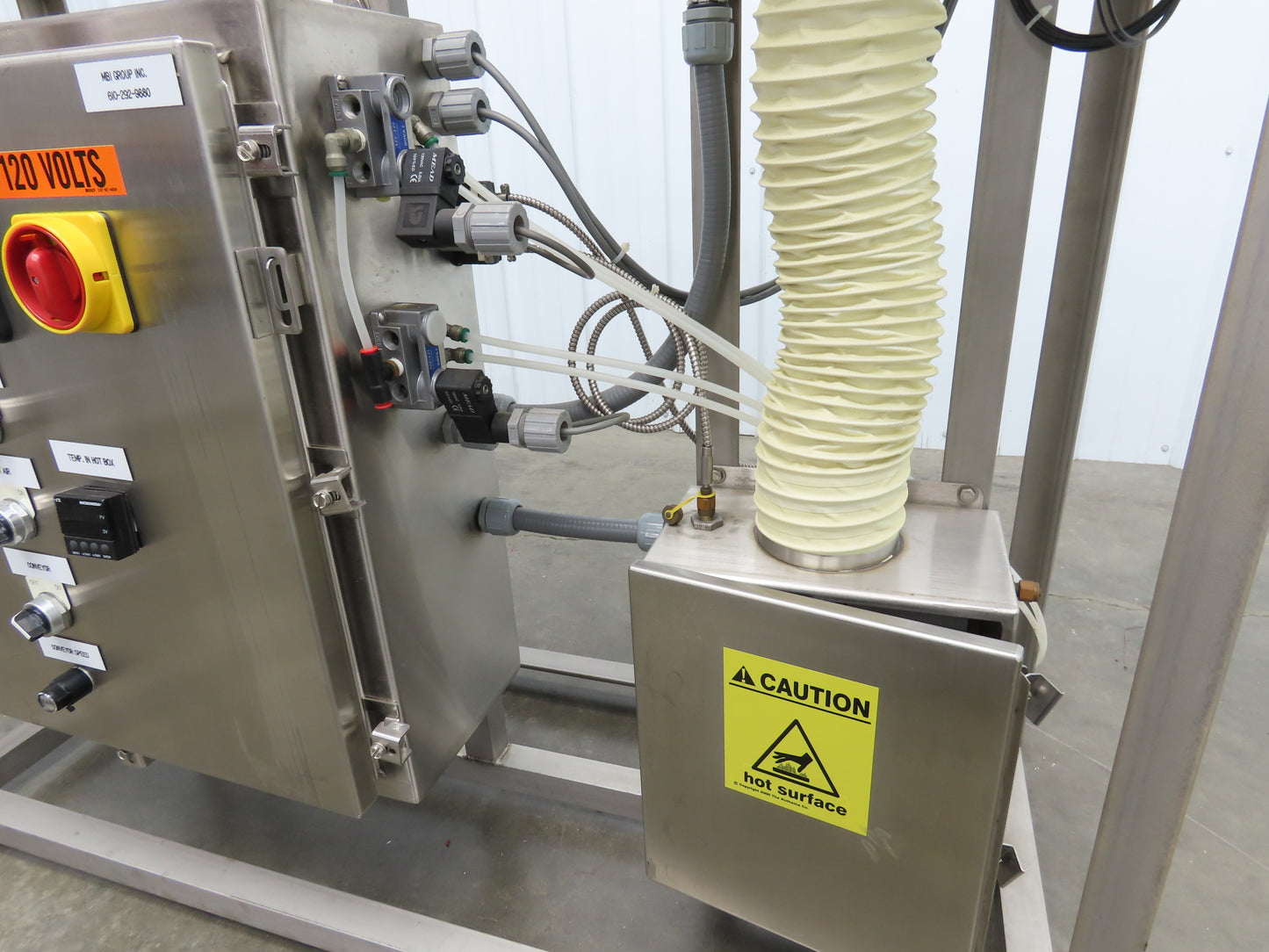 Mini-Mover TCMM 60"L Food Depositor Conveyor w/Heater 115V Adj Speed 40fpm