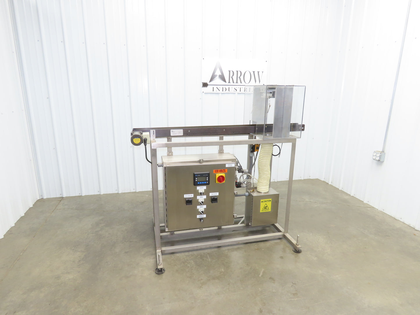 Mini-Mover TCMM 60"L Food Depositor Conveyor w/Heater 115V Adj Speed 40fpm