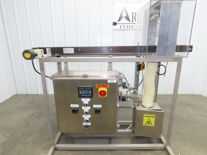 Mini-Mover TCMM 60"L Food Depositor Conveyor w/Heater 115V Adj Speed 40fpm