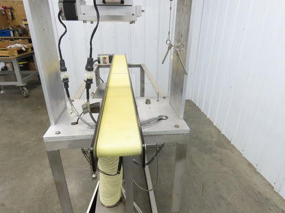 Mini-Mover TCMM 60"L Food Depositor Conveyor w/Heater 115V Adj Speed 40fpm