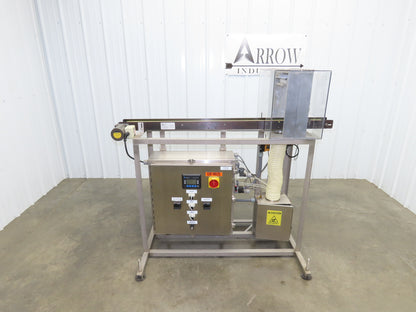 Mini-Mover TCMM 60"L Food Depositor Conveyor w/Heater 115V Adj Speed 40fpm