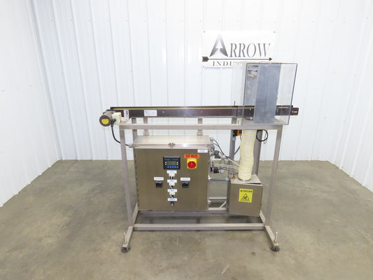 Mini-Mover TCMM 60"L Food Depositor Conveyor w/Heater 115V Adj Speed 40fpm