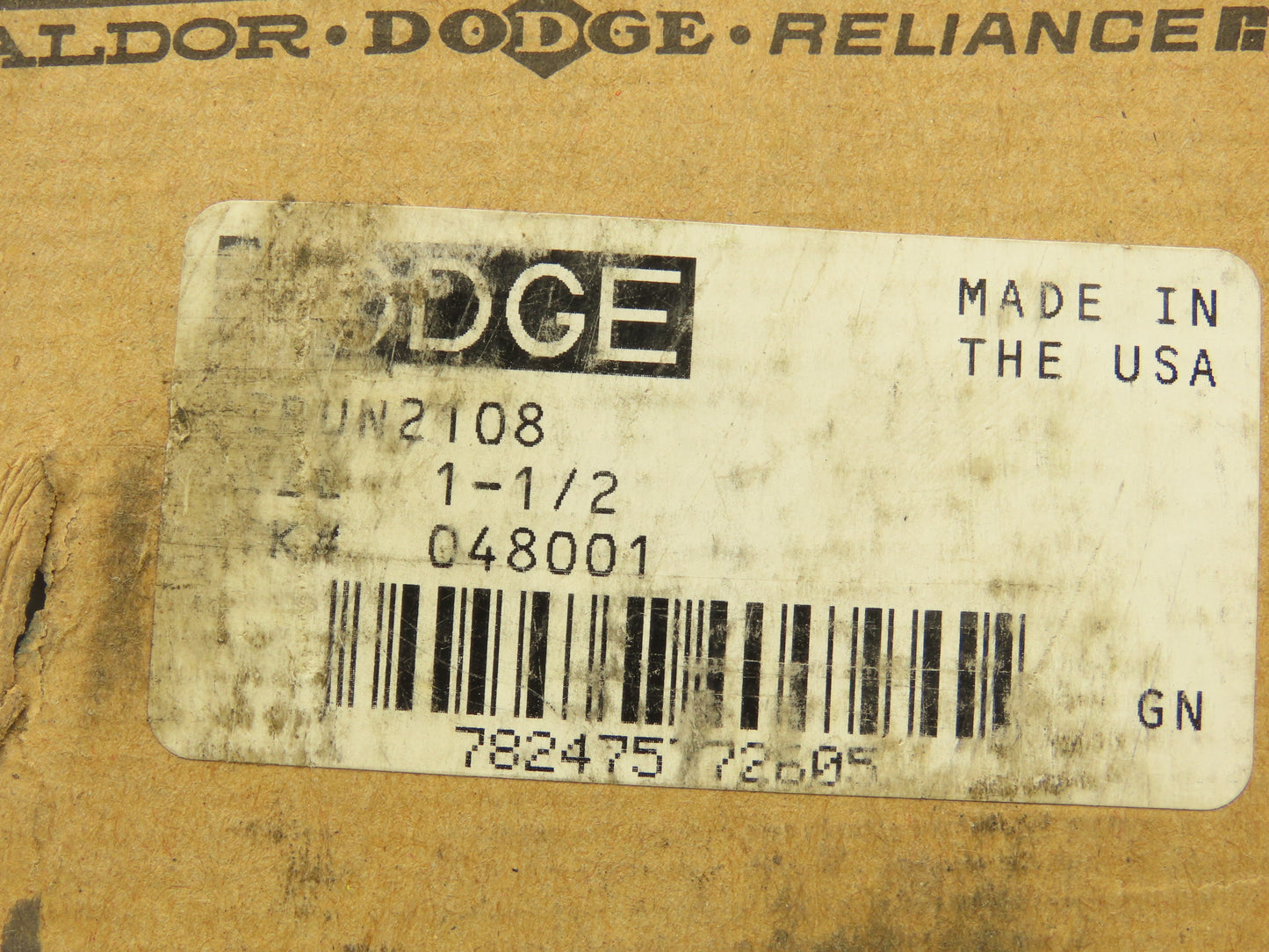Dodge P2BUN2108 Pillow Block Roller Bearing 1-1/2" Non-Expansion Bearing