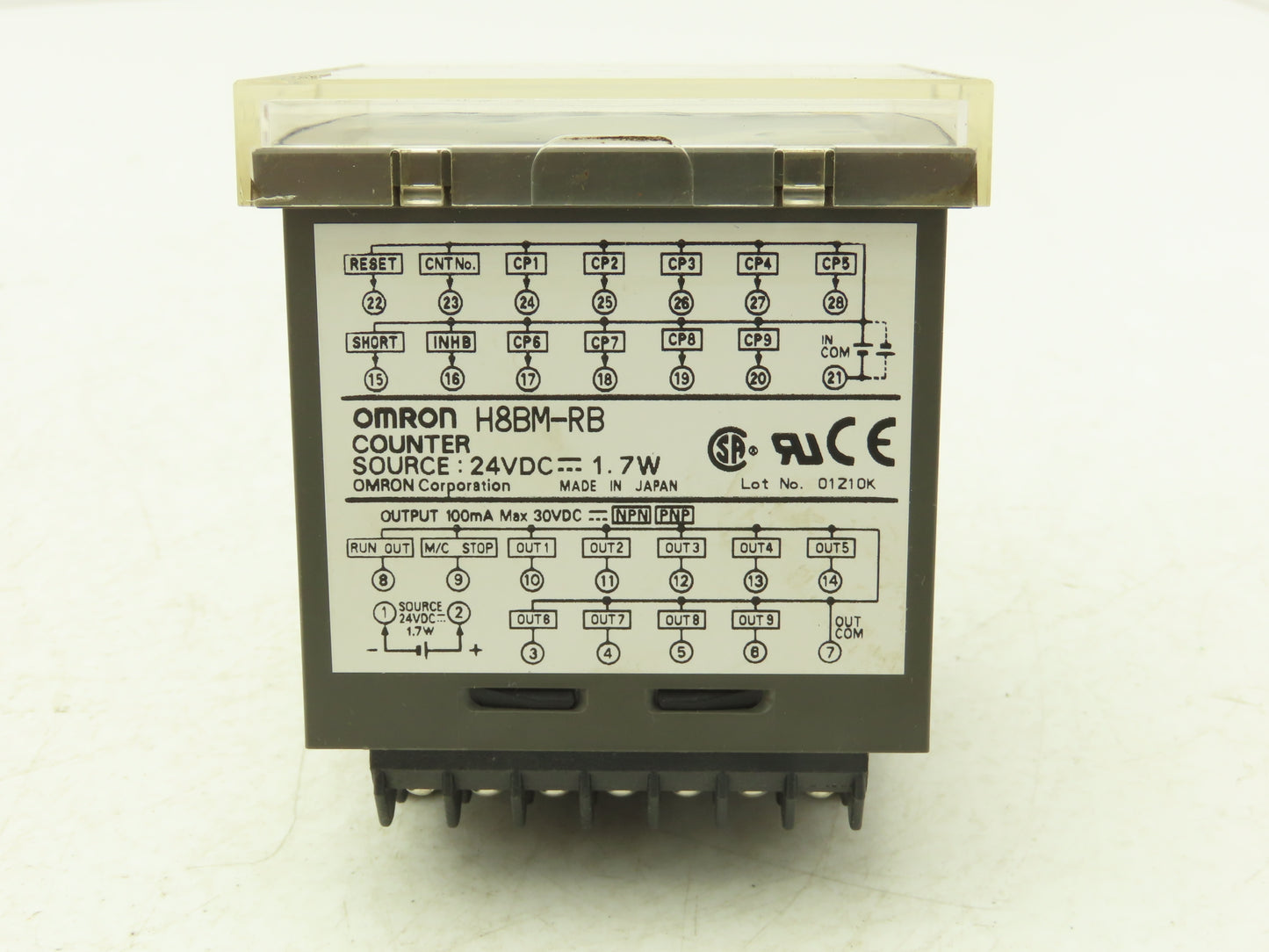 Omron H8BM-RB Digital Multifunction Time Counter 24VDC Multi-Channel