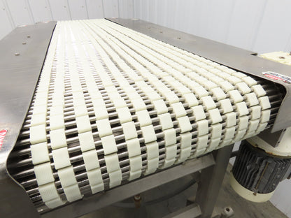 Hosokawa FA420KST 29"x 51"L Food Process Spreader Fanning Conveyor 3PH Adj Speed