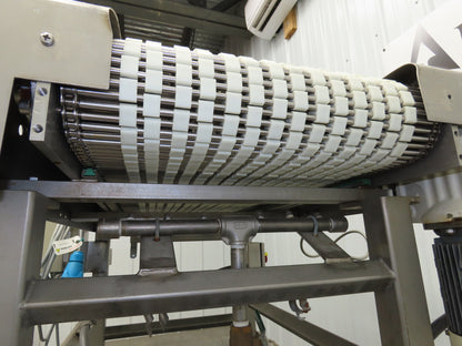 Hosokawa FA420KST 29"x 51"L Food Process Spreader Fanning Conveyor 3PH Adj Speed