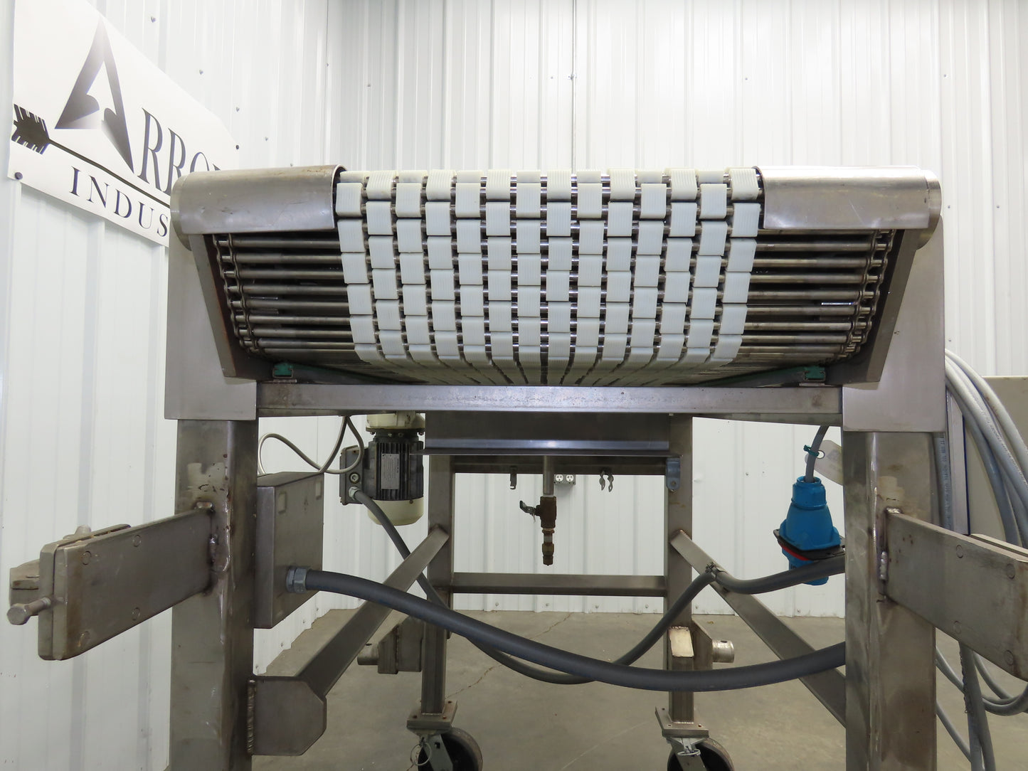 Hosokawa FA420KST 29"x 51"L Food Process Spreader Fanning Conveyor 3PH Adj Speed