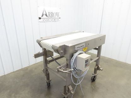 Hosokawa FA420KST 29"x 51"L Food Process Spreader Fanning Conveyor 3PH Adj Speed