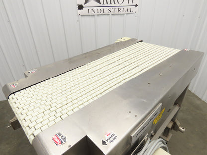 Hosokawa FA420KST 29"x 51"L Food Process Spreader Fanning Conveyor 3PH Adj Speed