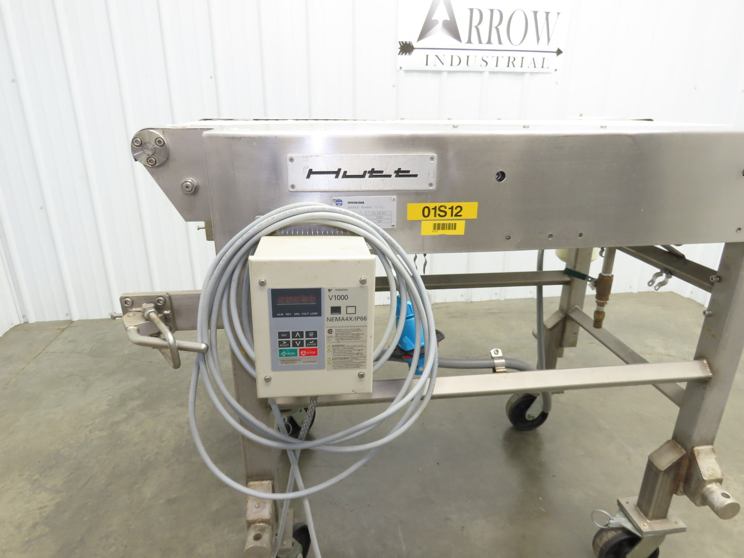 Hosokawa FA420KST 29"x 51"L Food Process Spreader Fanning Conveyor 3PH Adj Speed