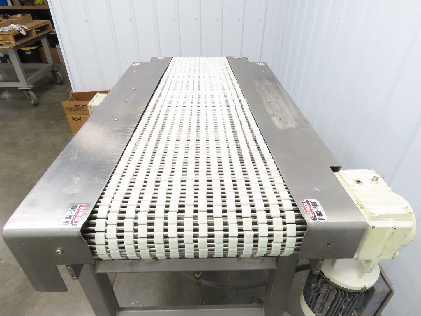 Hosokawa FA420KST 29"x 51"L Food Process Spreader Fanning Conveyor 3PH Adj Speed