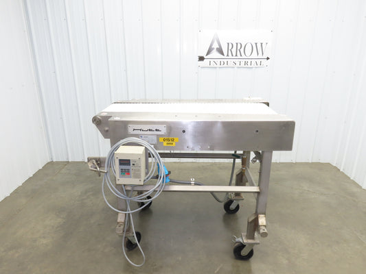 Hosokawa FA420KST 29"x 51"L Food Process Spreader Fanning Conveyor 3PH Adj Speed