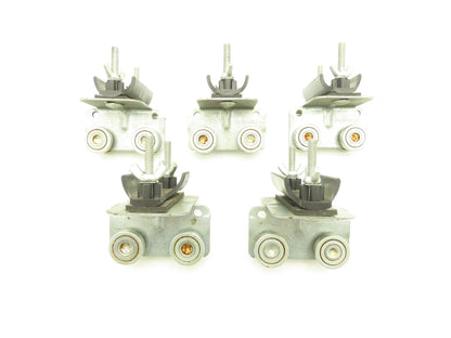 Electromotive Systems Festoon Cable Trolley Steel Wheels Nylon Saddle Lot of 5