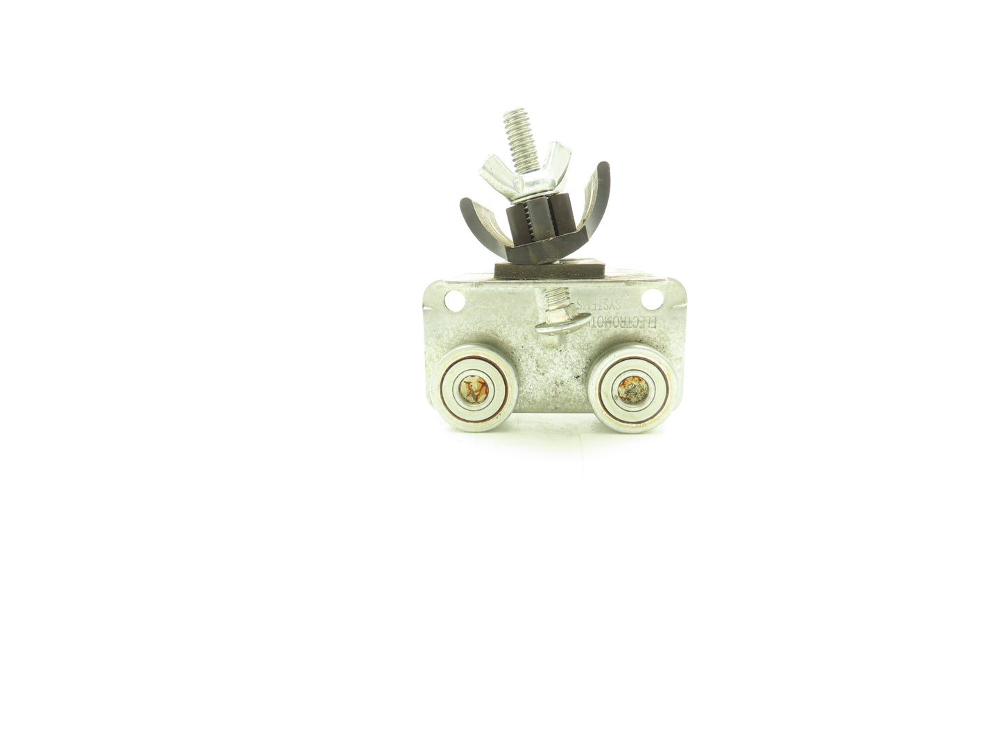Electromotive Systems Festoon Cable Trolley Steel Wheels Nylon Saddle Lot of 5