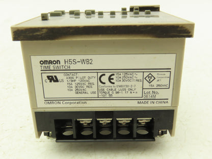 Omron H5S-WB2 Digital Time Switch PLC Timer 4 Circuit