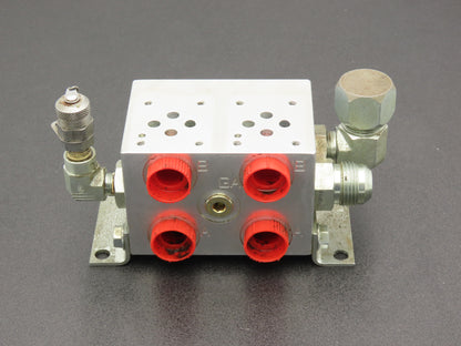 Daman AD03P022S 2 Position D03 Parallel Circuit Manifold SAE 2.13" Valve Spacing