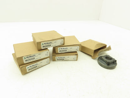 TB Woods 3JX5/8 Sure Flex Coupling Flange 5/8" Bore x 2" OD x .8" LTB Lot of 6