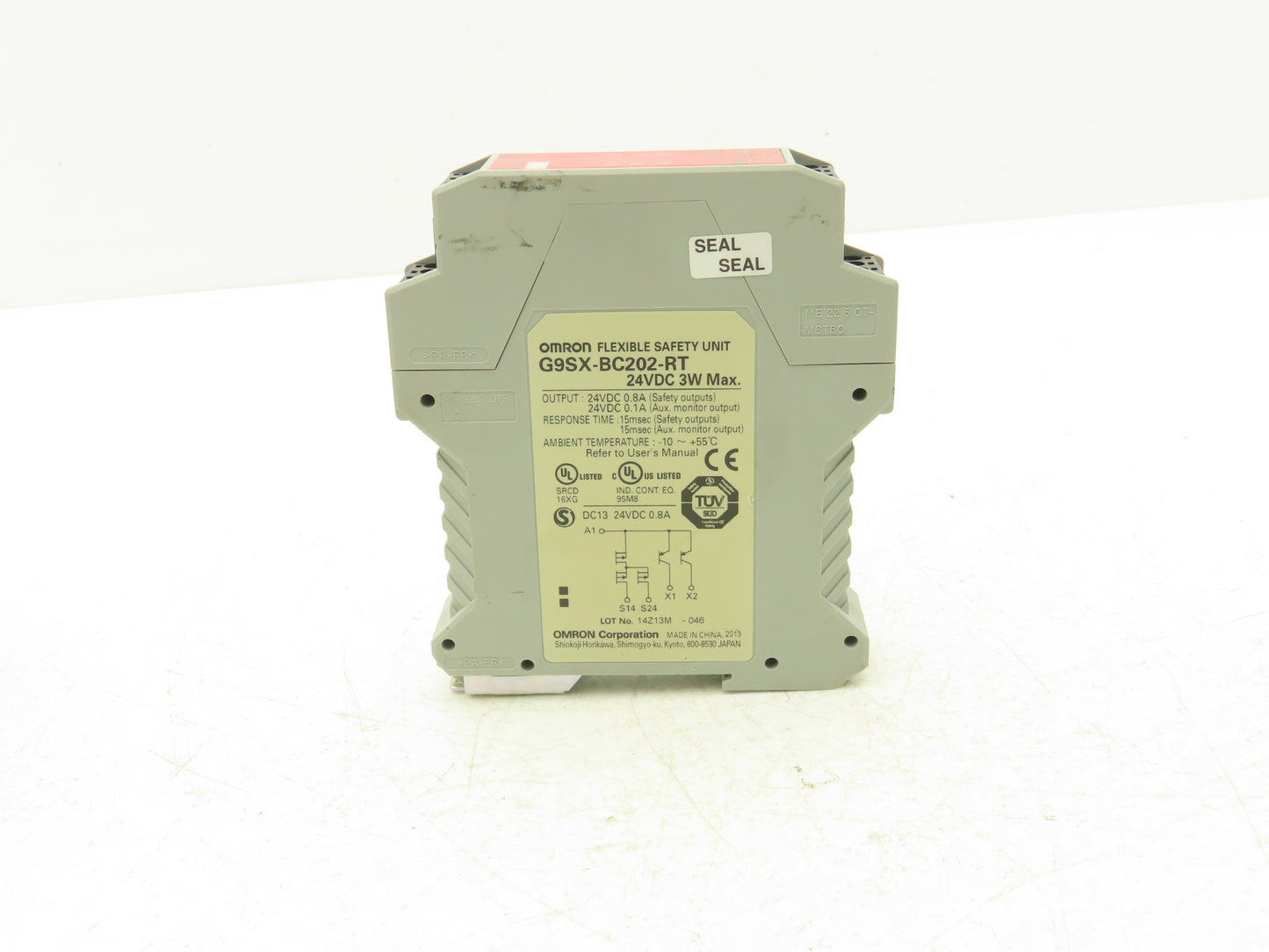 Omron G9SX-BC202-RT Flexible Safety Unit 24VDC 0.8A Lot of 4