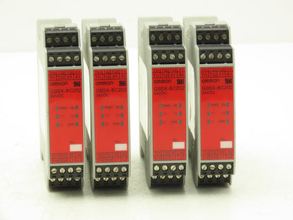 Omron G9SX-BC202-RT Flexible Safety Unit 24VDC 0.8A Lot of 4
