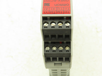 Omron G9SX-BC202-RT Flexible Safety Unit 24VDC 0.8A Lot of 4