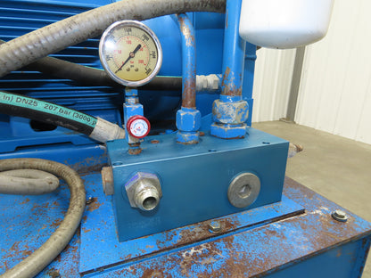 Sunsource Hydraulic Power Unit 50 Gallon 15GPM 1500PSI 3Hp 230/460V 3Ph Vickers