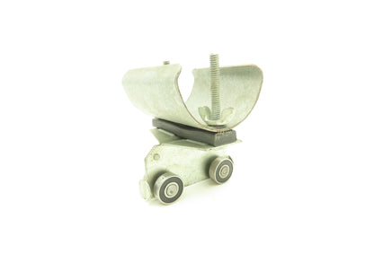 Festoon Flat Cable Trolley Steel Wheels/Saddle 2" Cable  Lot of 4