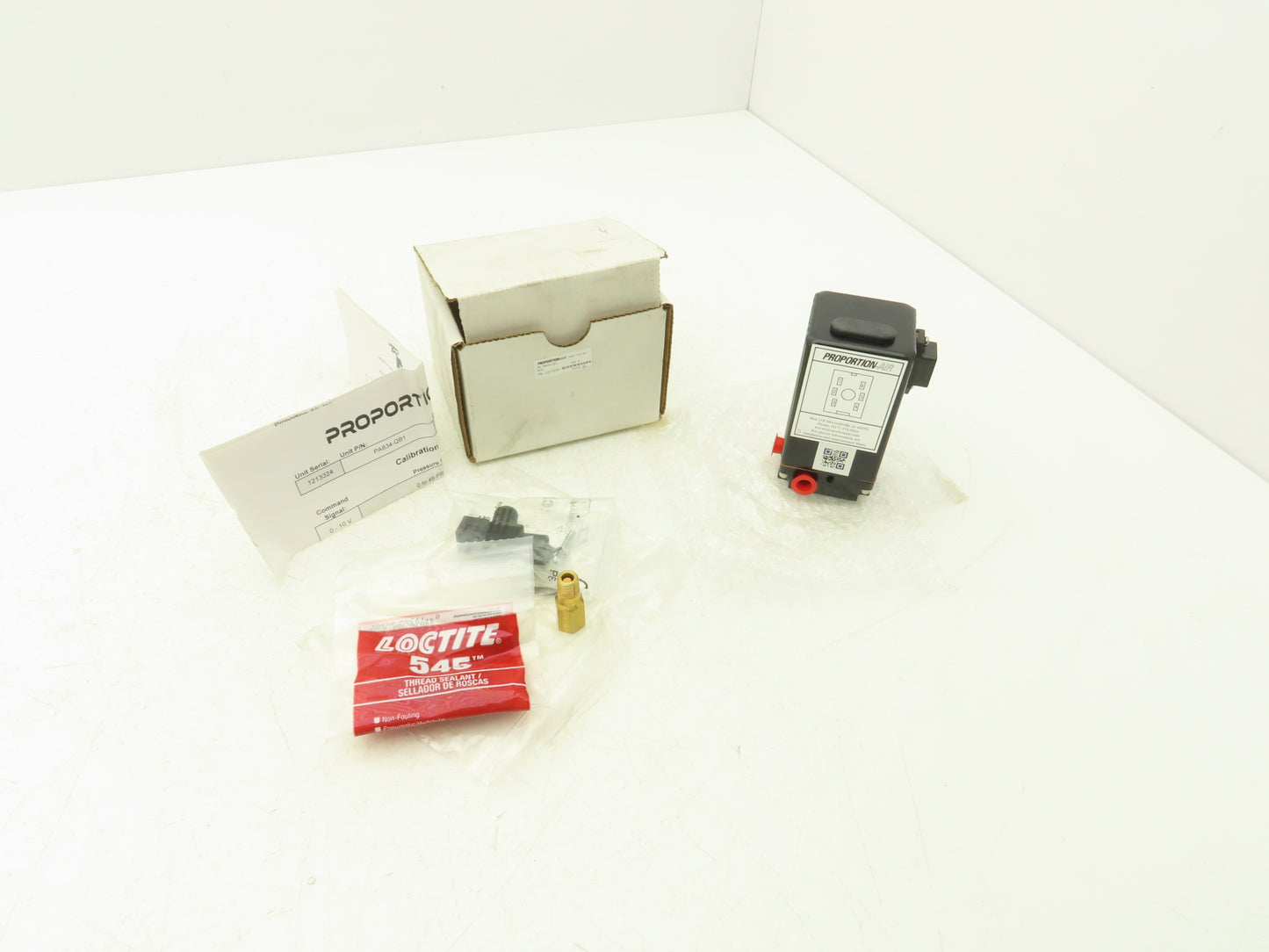 Proportion-Air PA834-QB1 Electro-Pneumatic Pressure Regulator 24VDC 175 psig