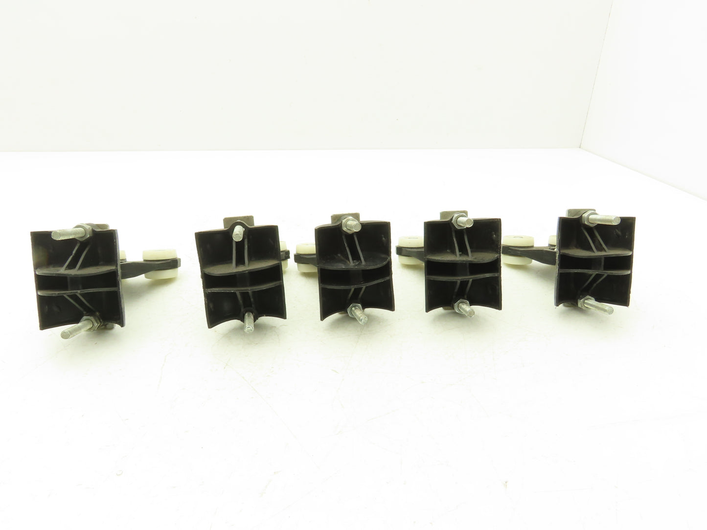 Demag Festoon Flat Cable Trolley Plastic Wheels 2" Cable  Lot of 5