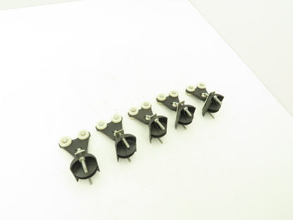 Demag Festoon Flat Cable Trolley Plastic Wheels 2" Cable  Lot of 5