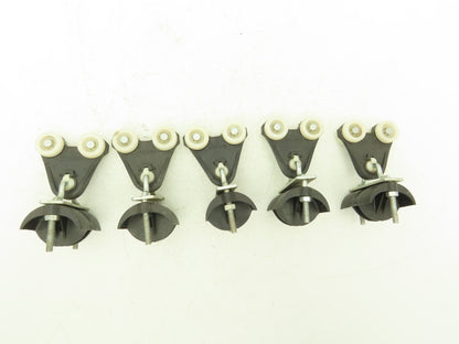 Demag Festoon Flat Cable Trolley Plastic Wheels 2" Cable  Lot of 5