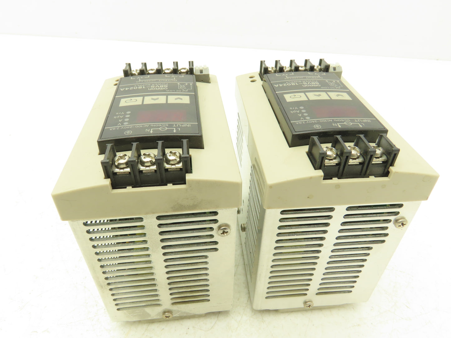 Omron S8VS-18024A Switch Mode Power Supply In 100-240VAC Out 24VDC 7.5A Lot of 2