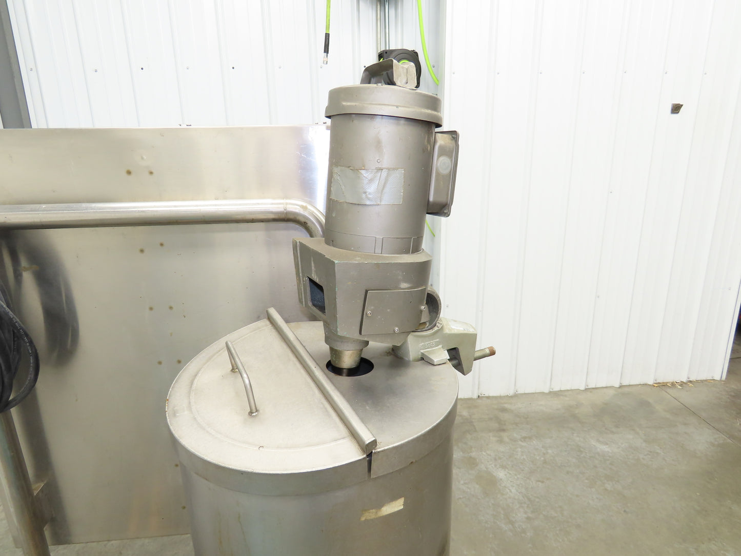 Full Jacket Steam Kettle 15 Gallon Lightnin Mixing Tank Additive Pump Flow Meter