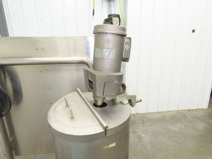 Full Jacket Steam Kettle 15 Gallon Lightnin Mixing Tank Additive Pump Flow Meter